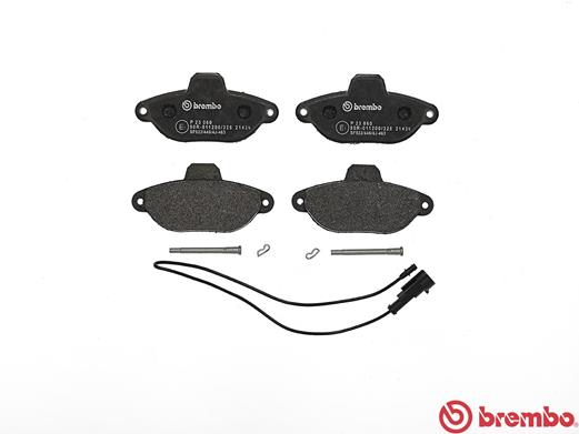 A.B.S. P 23 060 BREMBO Bremsbelagsatz, Scheibenbremse